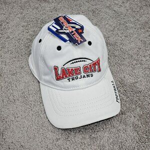 Gametek Lake City Trojans Baseball Hat A-Flex The Game Football White One Size